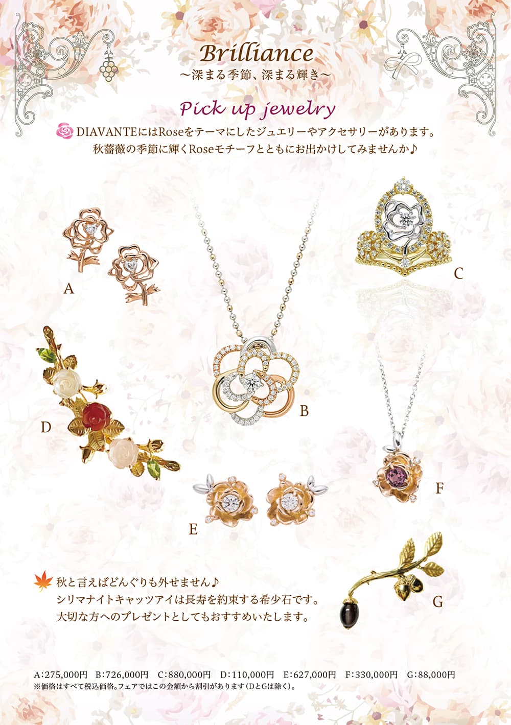 Brilliance~深まる季節・深まる輝き~ パンフレット5ページ目